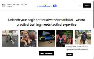 Versatile K9 of Mansfield website