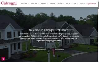 Calcagni Real Estate of Meriden website