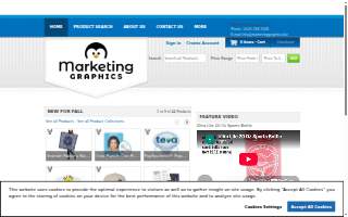 Marketing Graphics website