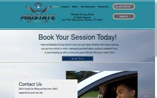 Midstate Driving School website