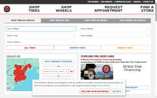 Town Fair Tire of Meriden website