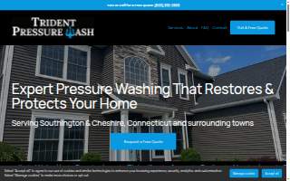 Trident Pressure Wash LLC website