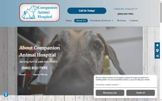 Companion Animal Hospital website