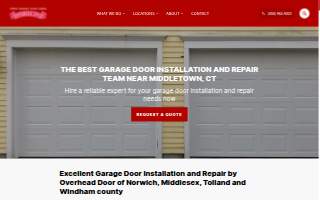 Connecticut Overhead Door website