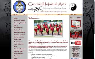 Cromwell Martial Arts LLC website