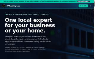CT Tech Express website
