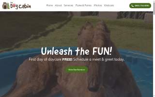 The Dog Cabin LLC website