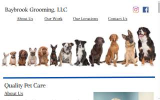 Baybrook Grooming, LLC website