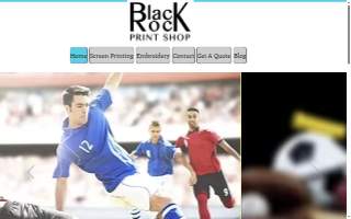 Black Rock Print Shop website