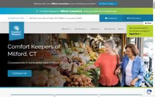 Comfort Keepers of Milford website