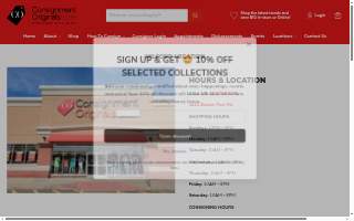 Consignment Originals of Milford website