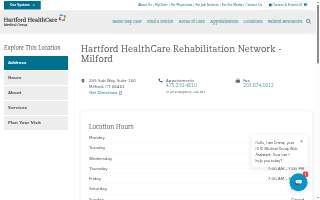 Hartford HealthCare Rehabilitation Network website