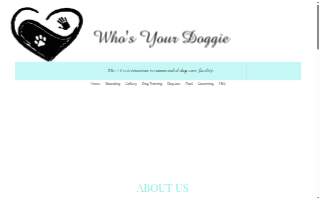My Good Dog website