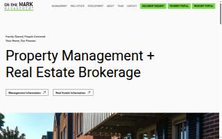 On The Mark Management LLC website