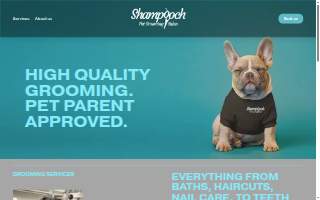 Shampooch Pet Grooming Salon of Milford website