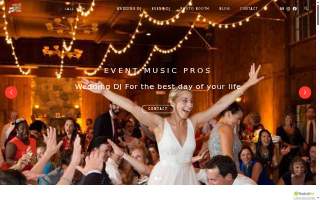 Event Music Pros website