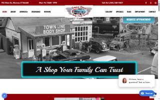 Town Line Body Shop of Monroe website