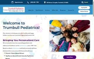 Trumbull Pediatrics website