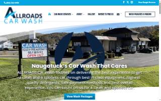 Allroads Car Wash website