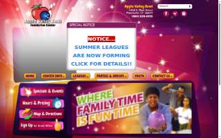 Apple Valley Bowl website