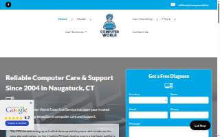 Computer World Sales & Service website