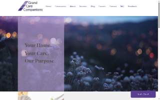Grand Care Companions website