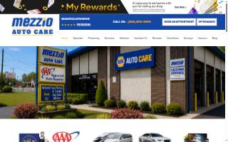 Mezzio Auto Care website