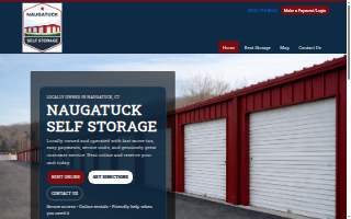 Naugatuck Self Storage Center website