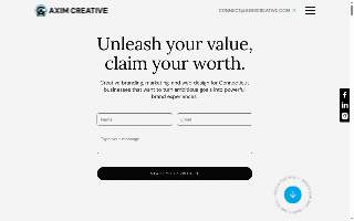 Axim Creative website
