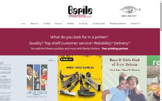 Barile Printers website