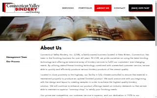 Connecticut Valley Bindery website