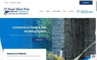 CT Power Wash Pros website