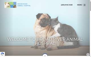 Broad River Animal Hospital website
