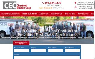 Chestnut Electric Corporation website