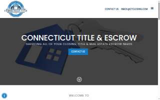 Connecticut Title & Escrow of Darien website