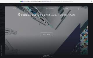 Goddess Glow website