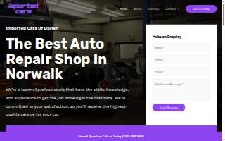 Imported Cars of Darien website