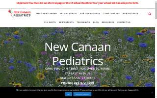 New Canaan Pediatrics website