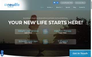 New Life Medical website