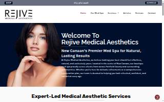 Rejive Medical Aesthetics (Medical Spa New Canaan) website