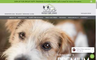Room For Paws Pet Resort website