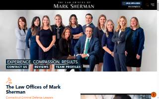 The Law Offices of Mark Sherman, LLC website