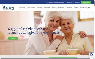 Waveny Home Health Services website