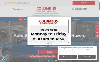Columbus Auto Body Works, Inc. website