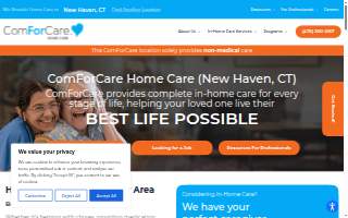 ComForCare Home Care (New Haven, CT) website
