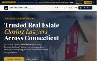 Connecticut Real Estate Closing Attorneys website