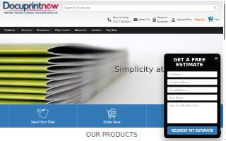 Docuprintnow website