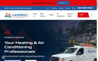 Heating & Air Conditioning Company website