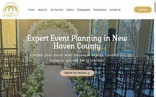 Massagui Events website