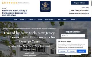 Optane Masonry & Home Improvements of New Haven website